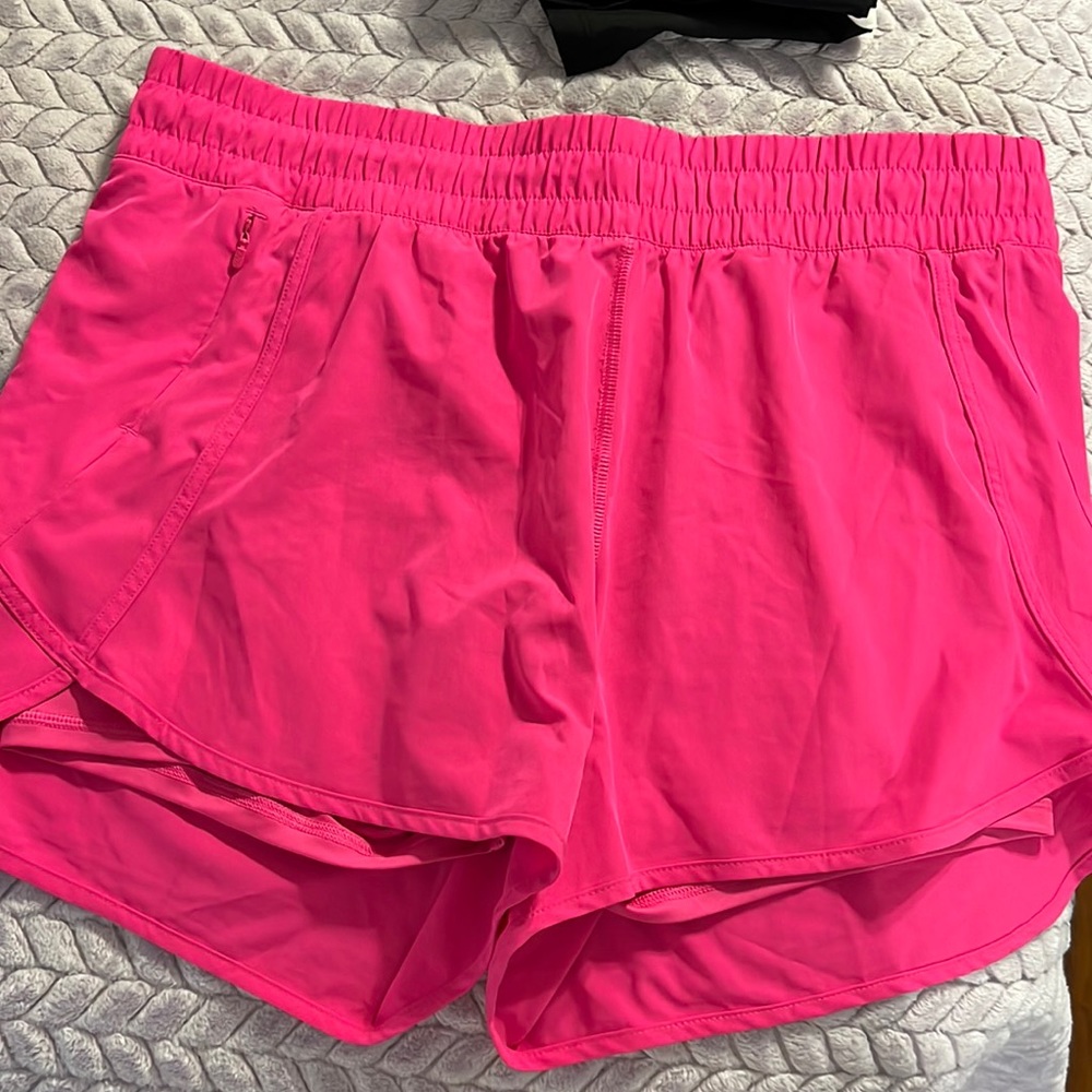 Pink XL shorts with spandex